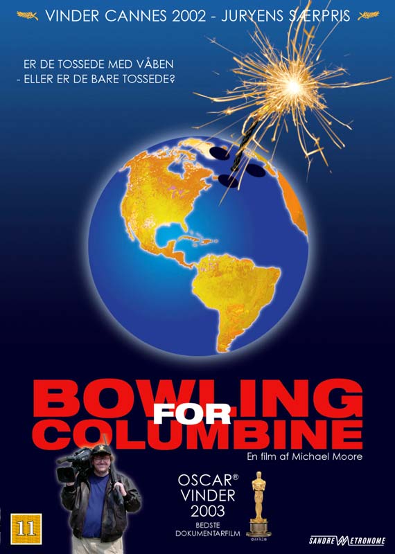 Боулинг для Колумбины (DVD). Постер к фильму кегли.