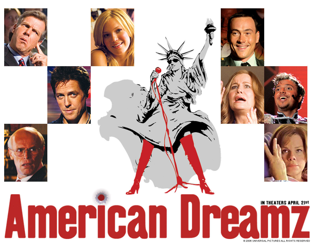 Смотреть Американская мечта (American Dreamz, 2006) видео Смотреть Американская мечта (American Dreamz, 2006) видео
