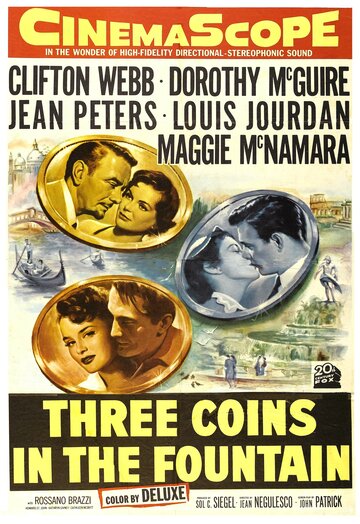 Скачать фильм Три монеты в фонтане 1954