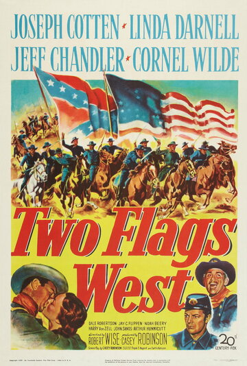 Постер к фильму Два флага Запада (1950)