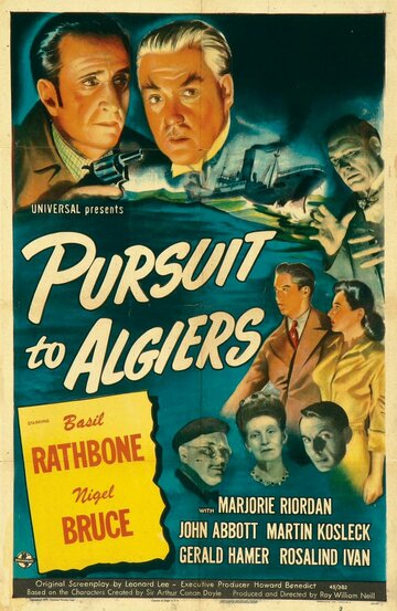 Постер к фильму Шерлок Холмс: Погоня в Алжире (1945)