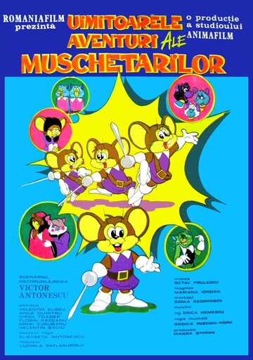 Постер к фильму Потрясающие приключения мышкетеров (1987)