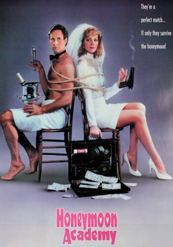 Постер к фильму Сумасшедший медовый месяц (1989)