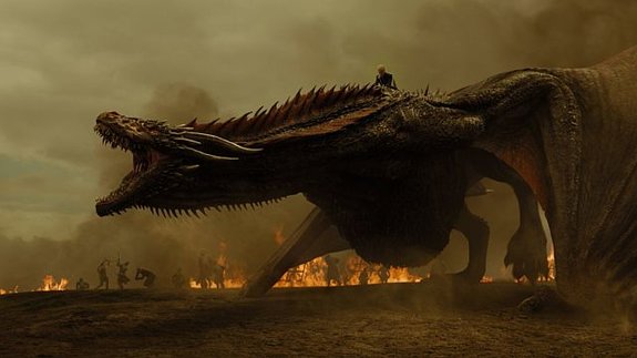 Канал HBO показал видео о съемках нападения дракона в «Игре престолов»