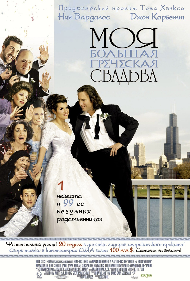 Моя большая греческая свадьба (My Big Fat Greek Wedding, 2002) Моя большая греческая свадьба (My Big Fat Greek Wedding, 2002)